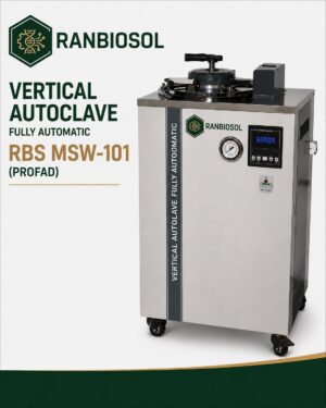 VERTICAL AUTOCLAVE HIGH PRESSURE FULLY AUTOMATIC "RBS" MSW-101HP (PROFAD)