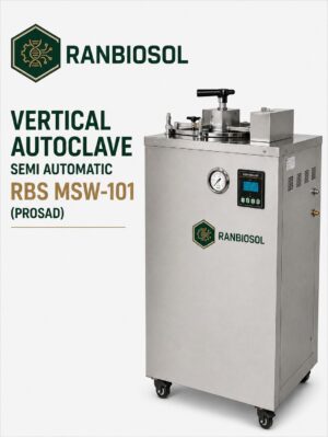 VERTICAL AUTOCLAVE SEMI AUTOMATIC  MSW-101 (PROSAD)