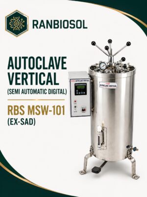 AUTOCLAVE VERTICAL (SEMI AUTOMATIC DIGITAL) RBS MSW-101(EX-SAD)
