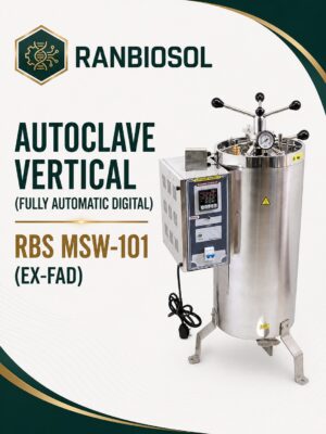 AUTOCLAVE VERTICAL (FULLY AUTOMATIC DIGITAL)RBS MSW-101(EX-FAD)