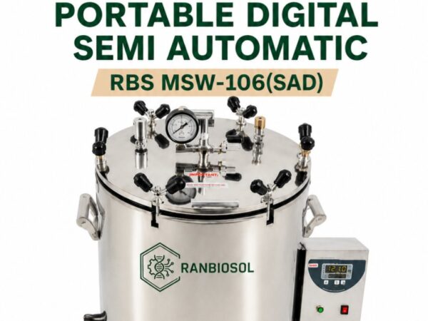 AUTOCLAVE PORTABLE DIGITAL SEMI AUTOMATIC RBS MSW-106(SAD)