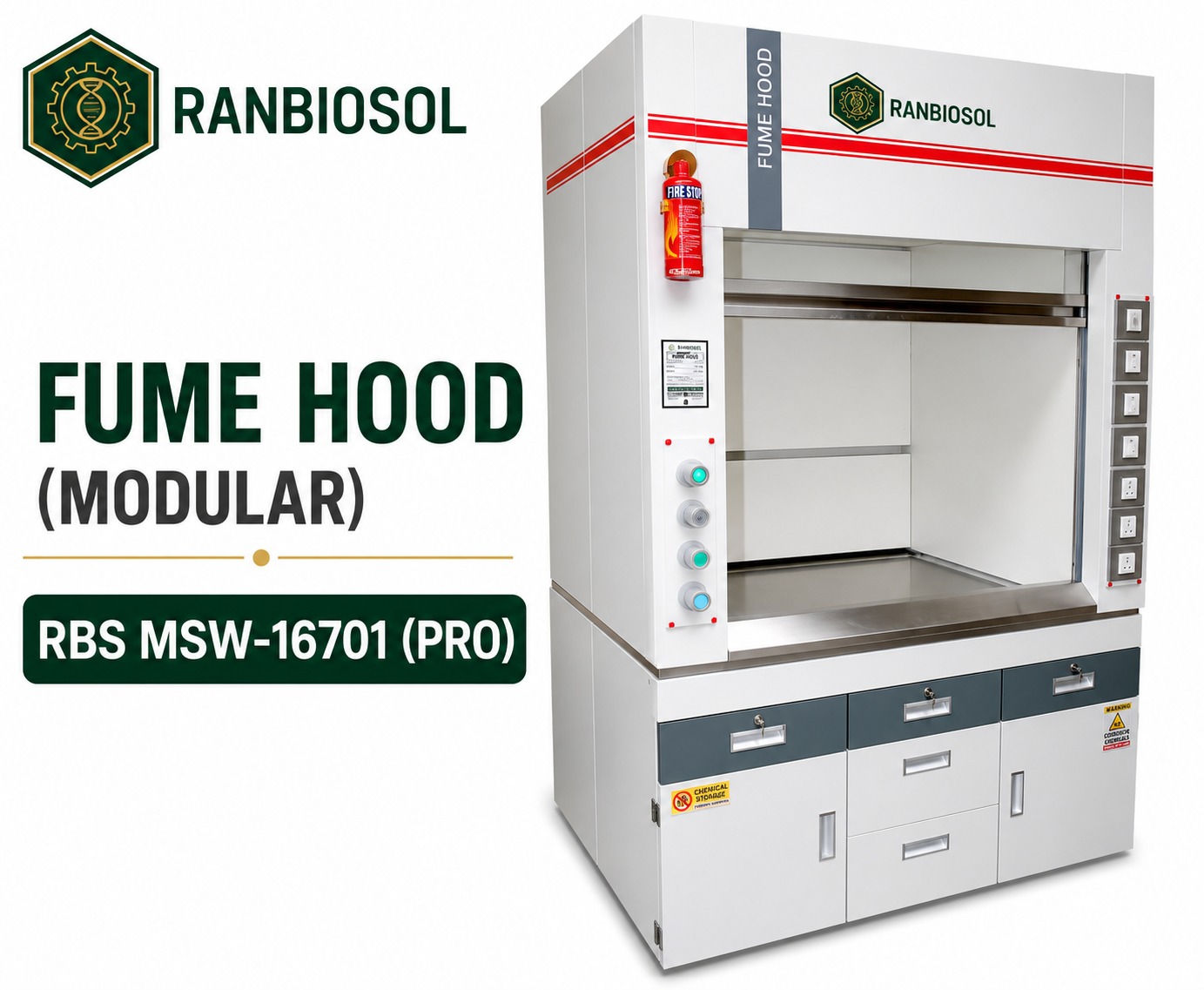FUME HOOD (MODULAR) RBS MSW-16701(PRO)