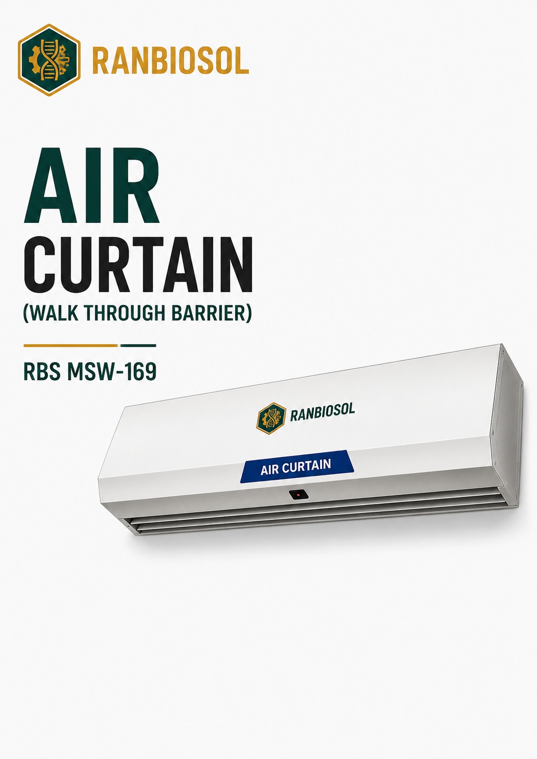 AIR CURTAIN (WALK THROUGH BARRIER) RBS MSW-169